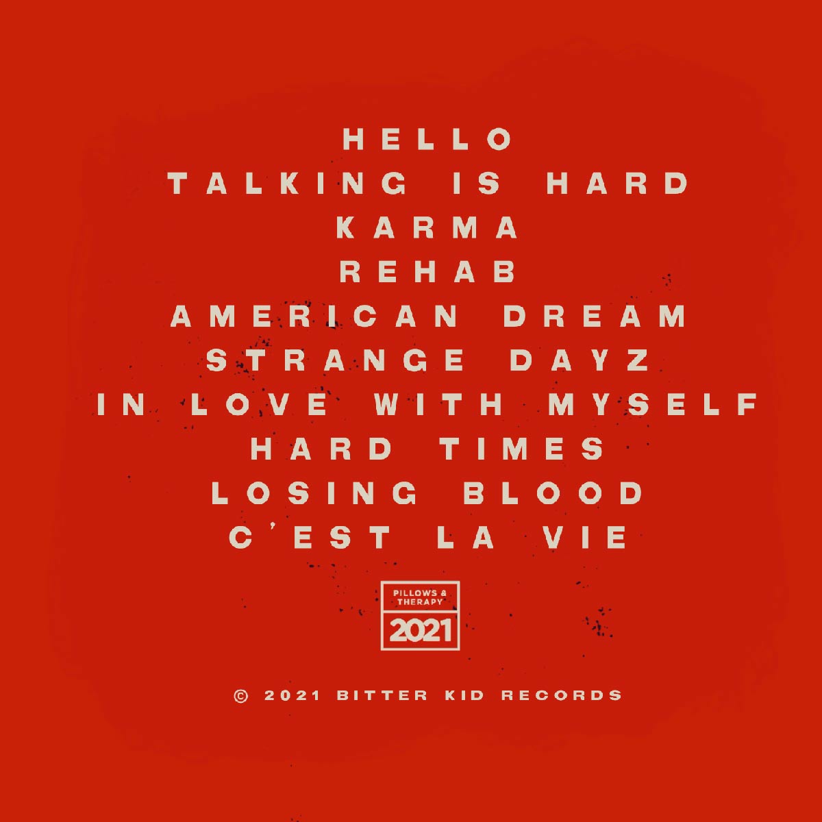 Pillows & Therapy' CD – Weathers Merch and Digital Tickets