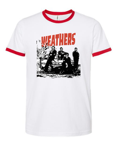 Weathers Problems Tee on White Ringer