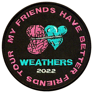 Embroidered 2022 Spring Tour Patch in Black